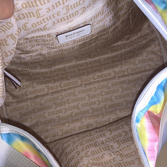JUICY COUTURE TIE DYE LOGO The Light Weekender / Duffle - Picture 7 of 10